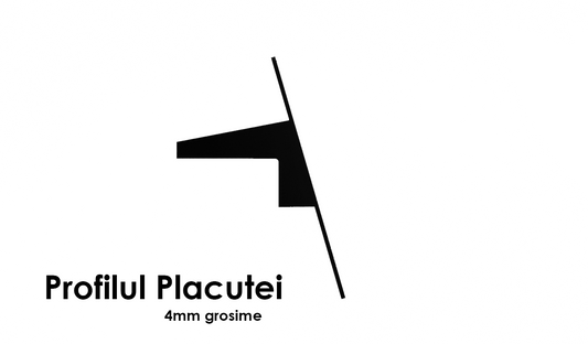 Placuta Parcare Rezidentiala pentru Bordura la 45 de grade