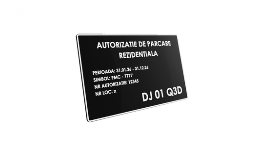 Placuta Parcare Rezidentiala pentru Bordura la 45 de grade