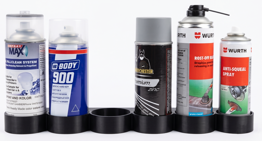 Organizator Spray-uri – Suport Perete cu 3 Sloturi