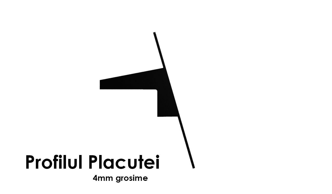 Placuta Parcare Rezidentiala pentru Bordura la 45 de grade