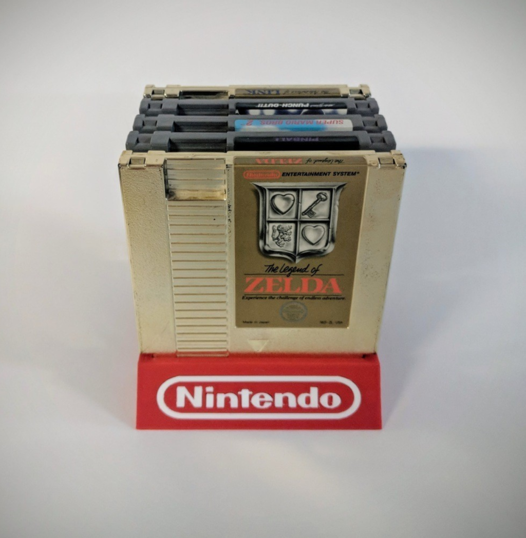 Suport 5 Sloturi pentru Cartușe NES - Organizator Retro Nintendo